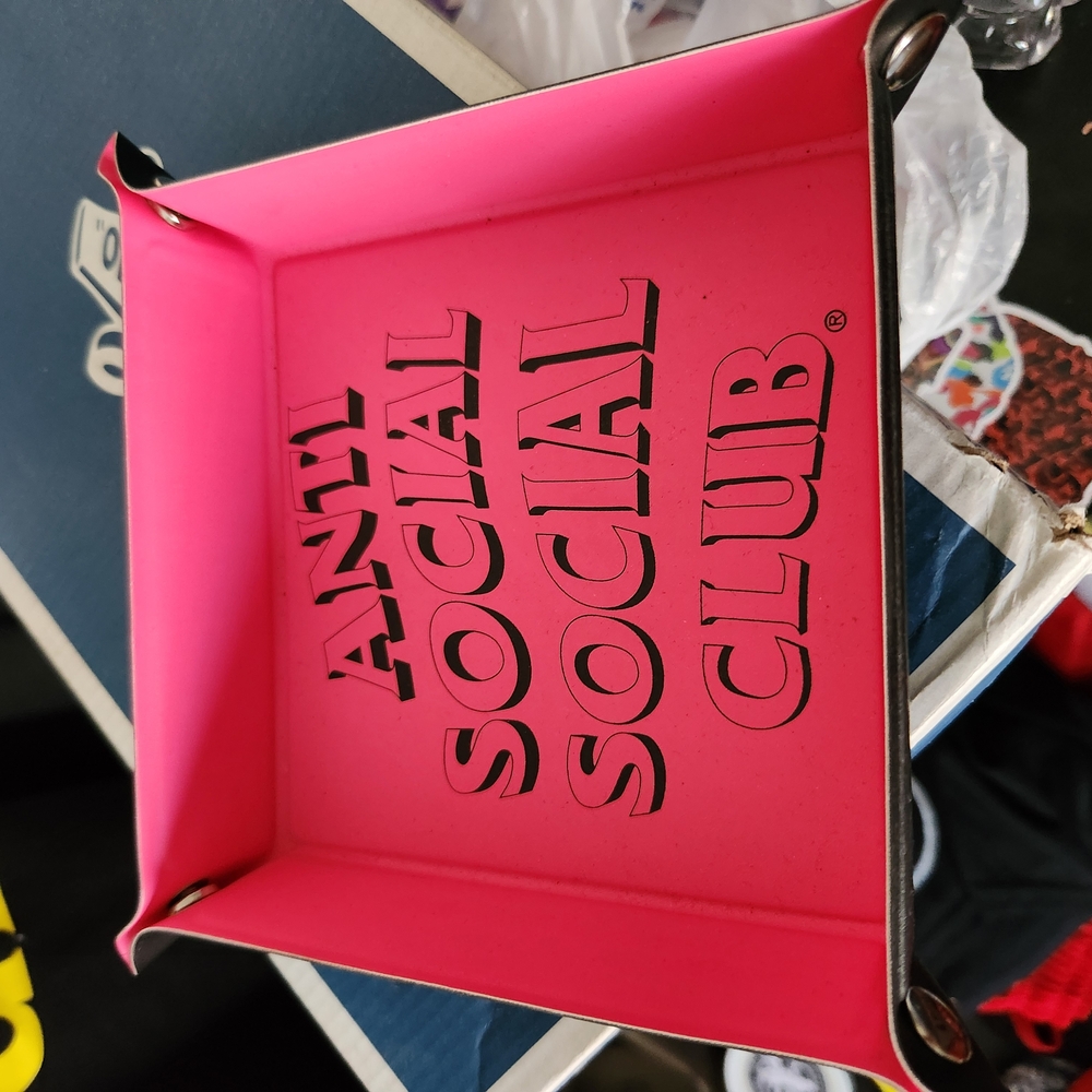 Anti Social Social Club Neon Pink Organizer
